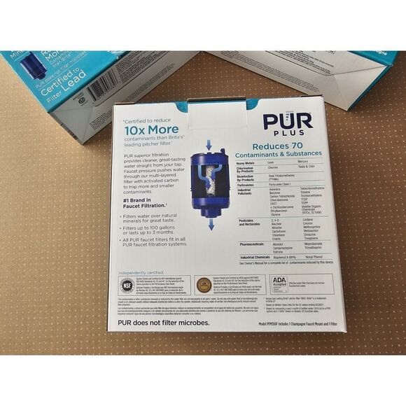 Lot Of 3 PUR Plus Faucet Filtration System Champagne - Picture 6 of 13